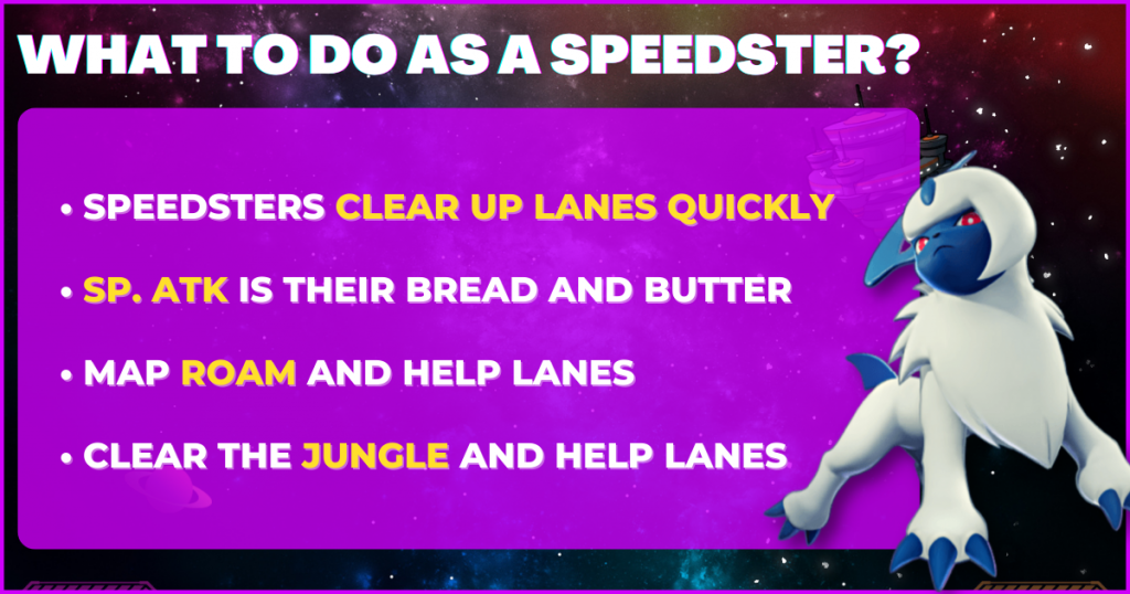 Pokémon UNITE Speedster Guide Cheat Sheet More Tips