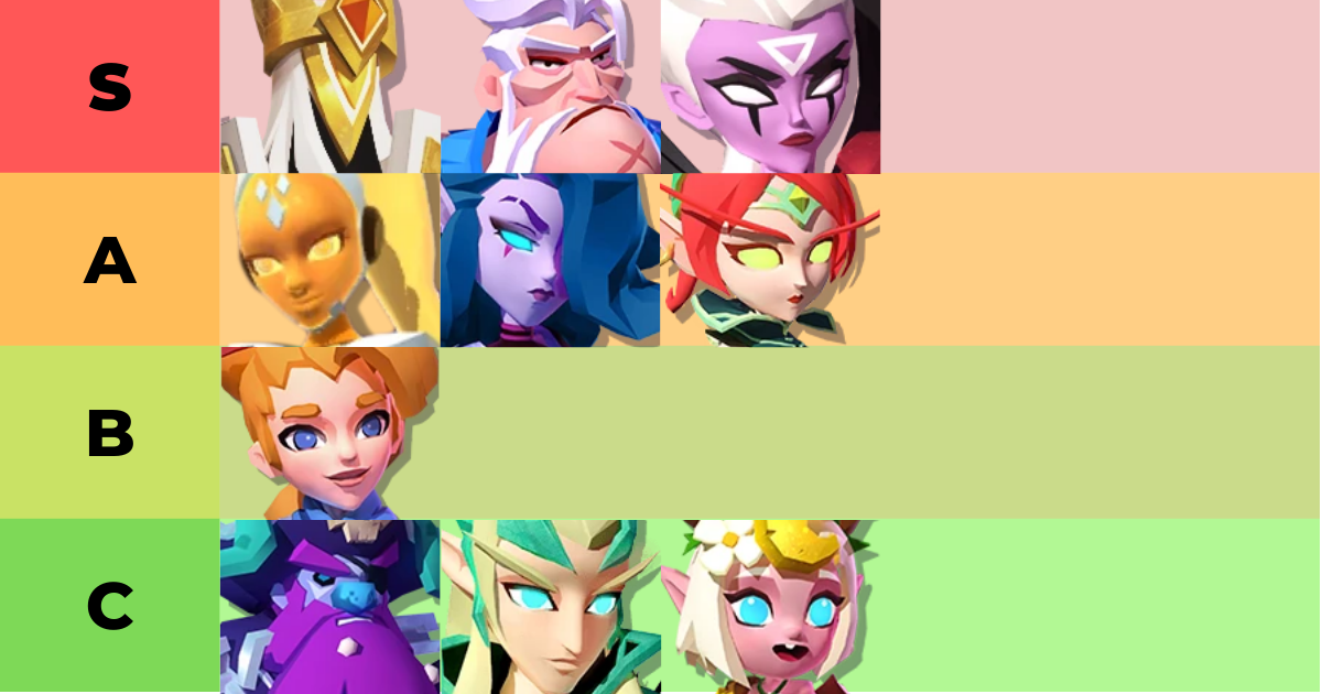 Valor Legends Tier List The Best Heroes For Each Class