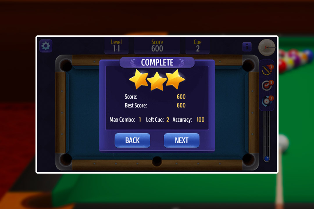 billiard 3 star complete
