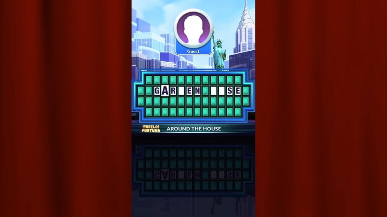 Wheel of Fortune Free Play Missing Letters