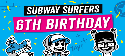 subway surfers 6th birthday free game