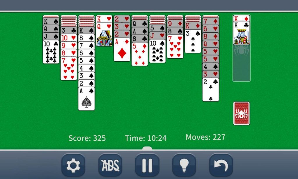 Spider Solitaire Classic - Classics - playit-online - play Onlinegames