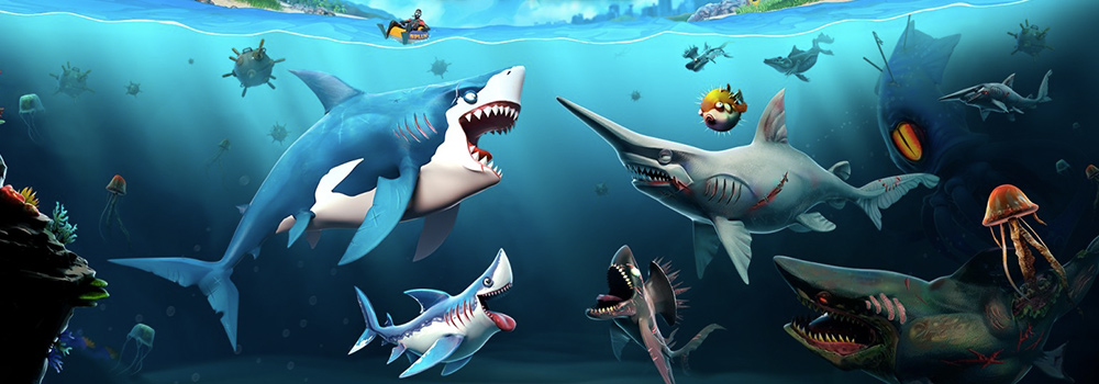 hungry shark evolution map 2021