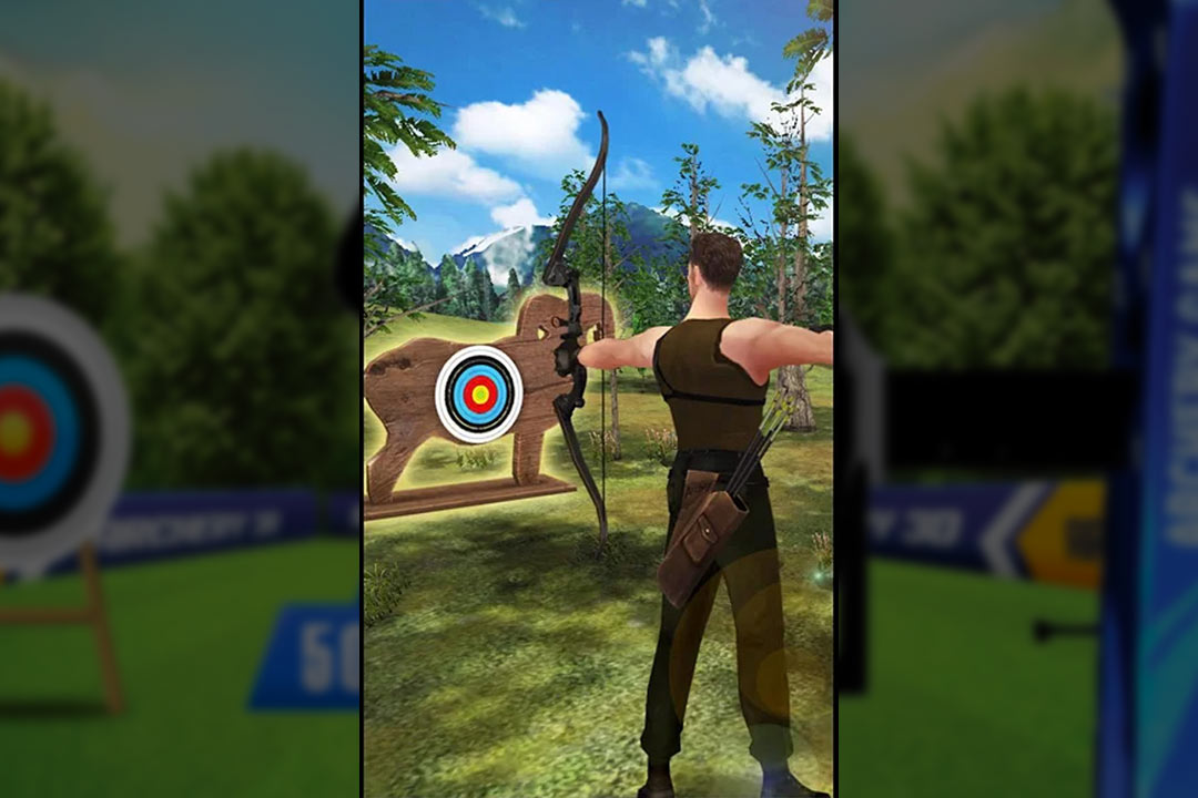 archery 3d shooting lock fire