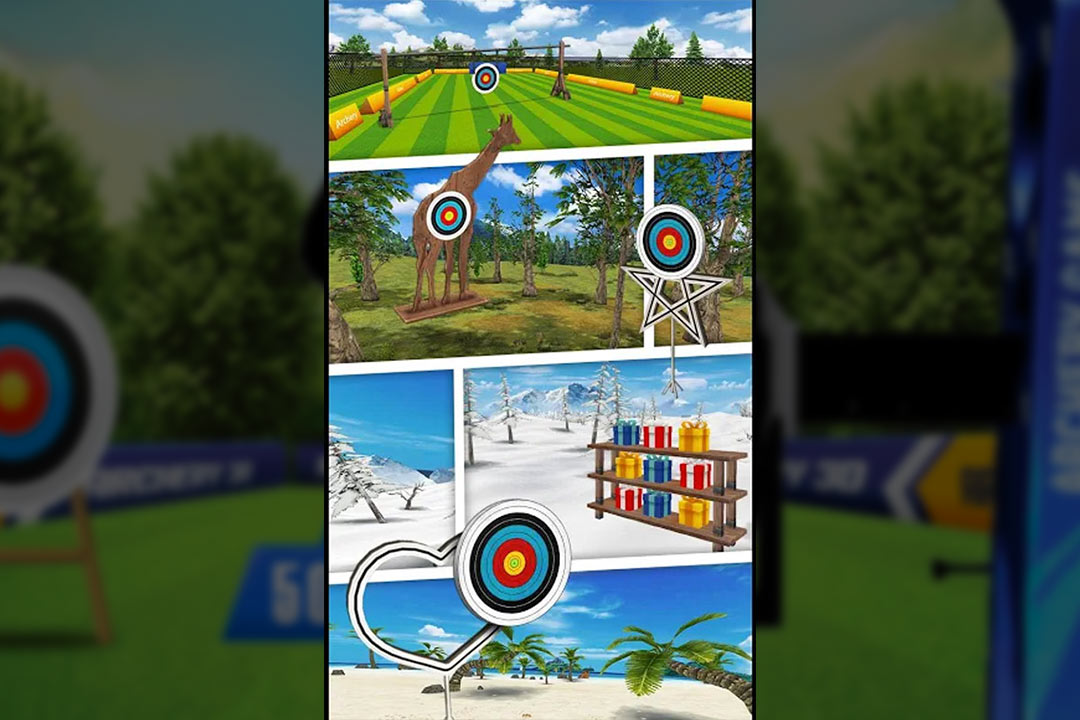 archery 3d shooting scenery