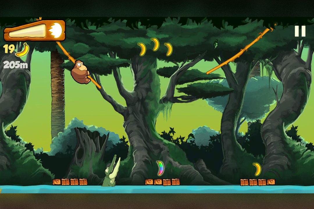 Banana Kong Tree Swing