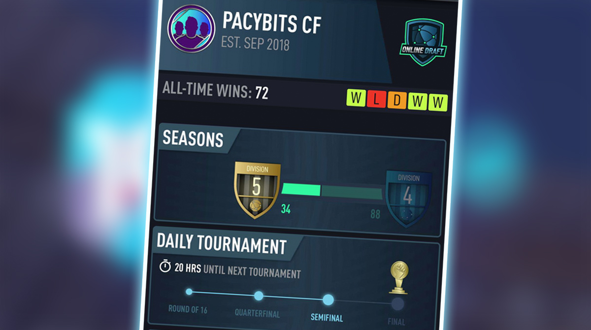 pacybits fut 19 season tournaments