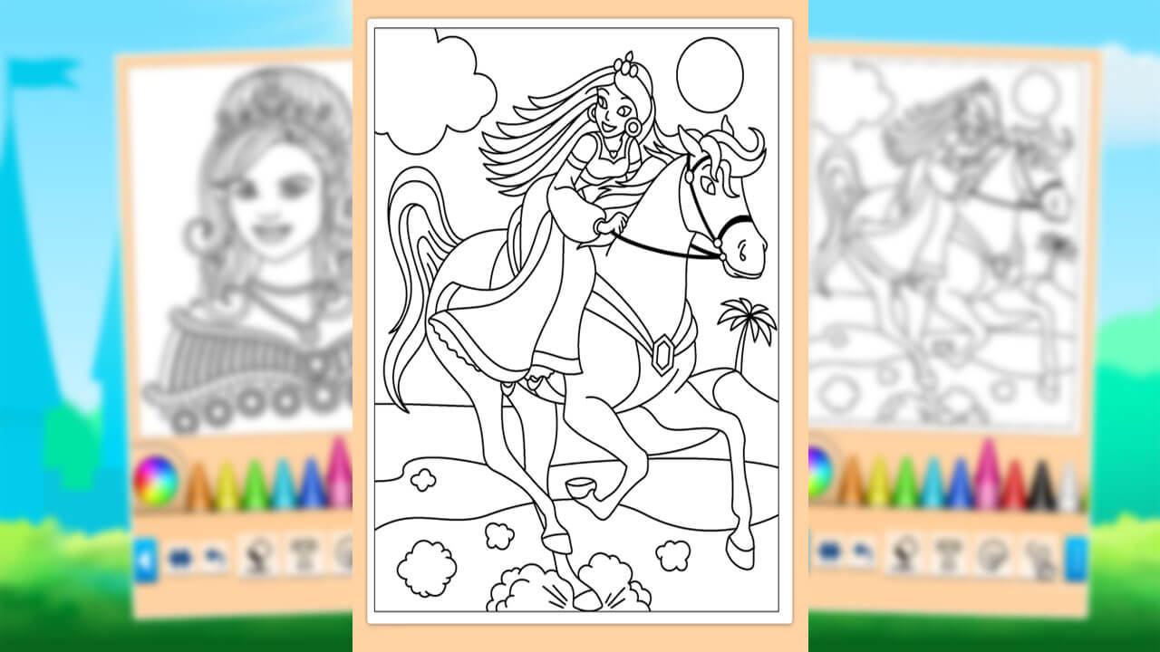 Princess Coloring Game Princess