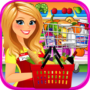 Play Supermarket Grocery Store Girl – Supermarket Games  on PC