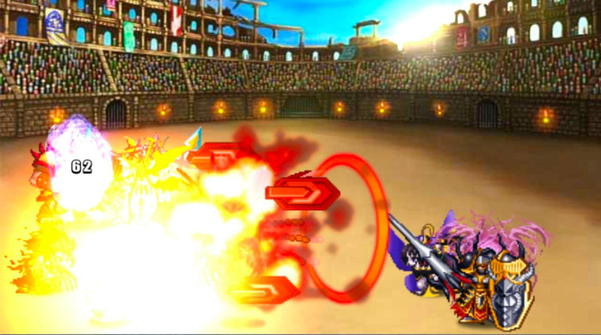 brave frontier fiery arena battle