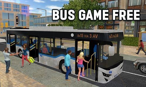 bus games free city bus