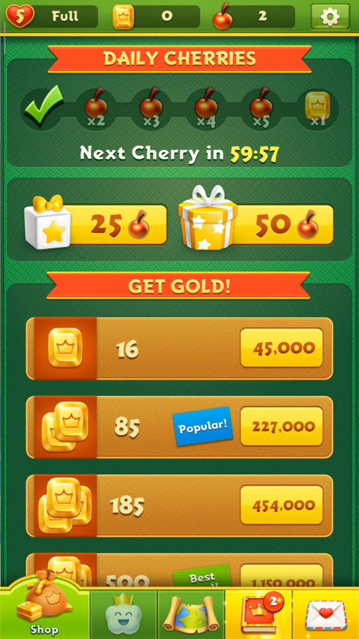 charm king daily cherries