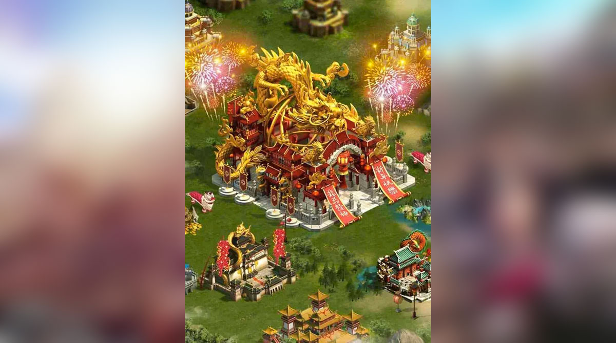 clash of kings wonder falls chinese dragon