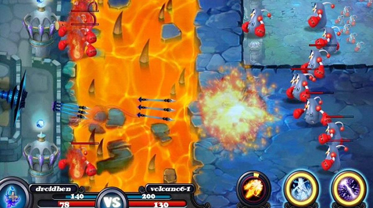 defender II lava defense