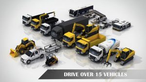 drive simulator numerous trucks