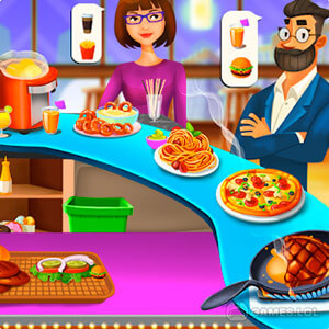 Play Food Court Cooking – Fast Food Mall Fever on PC