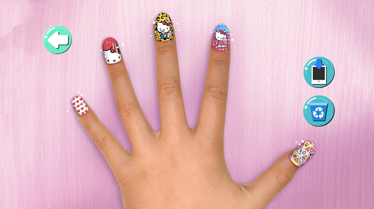 Hello Kitty Nail Salon - Download this Designing Simulation Game