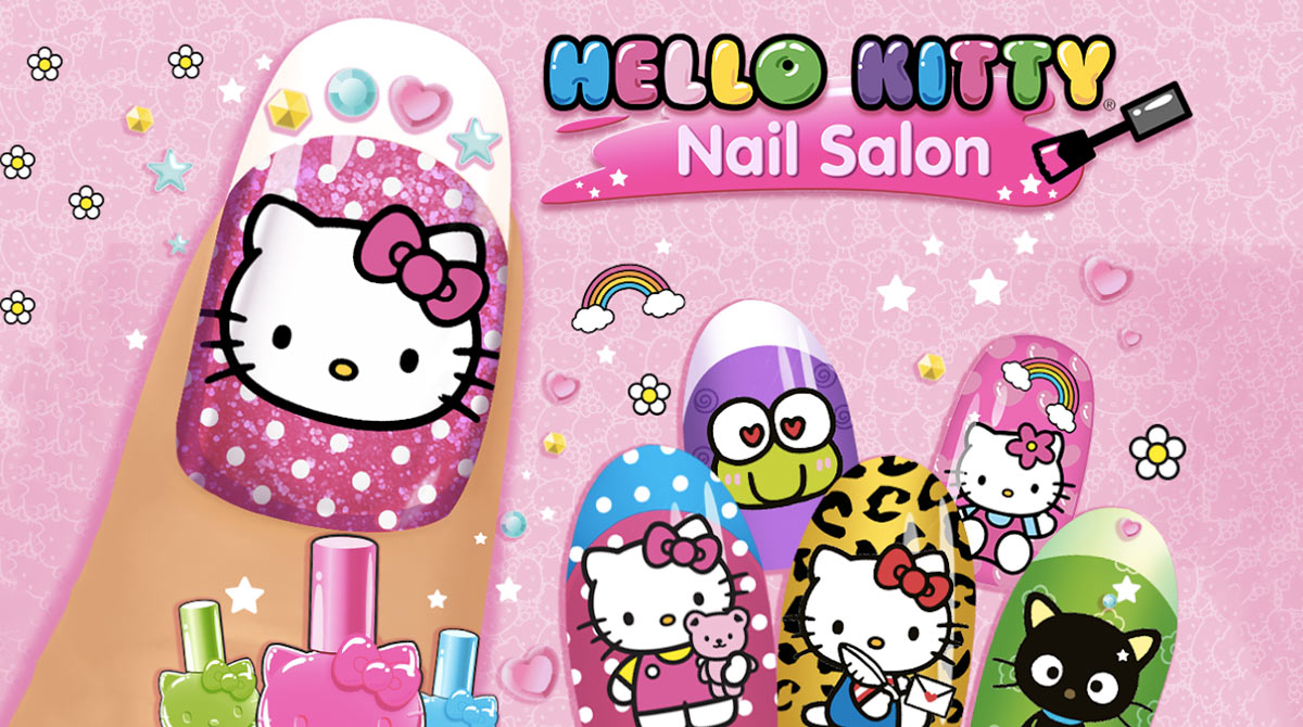 Hello Kitty Nail Salon Adorable Design