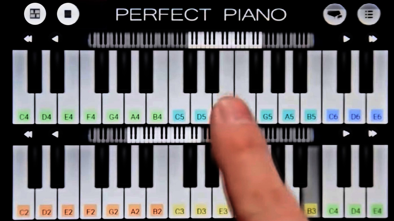 Piano Practice Two Keys