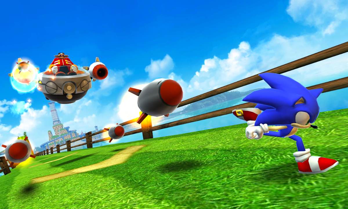 sonic dash evade enemy missile