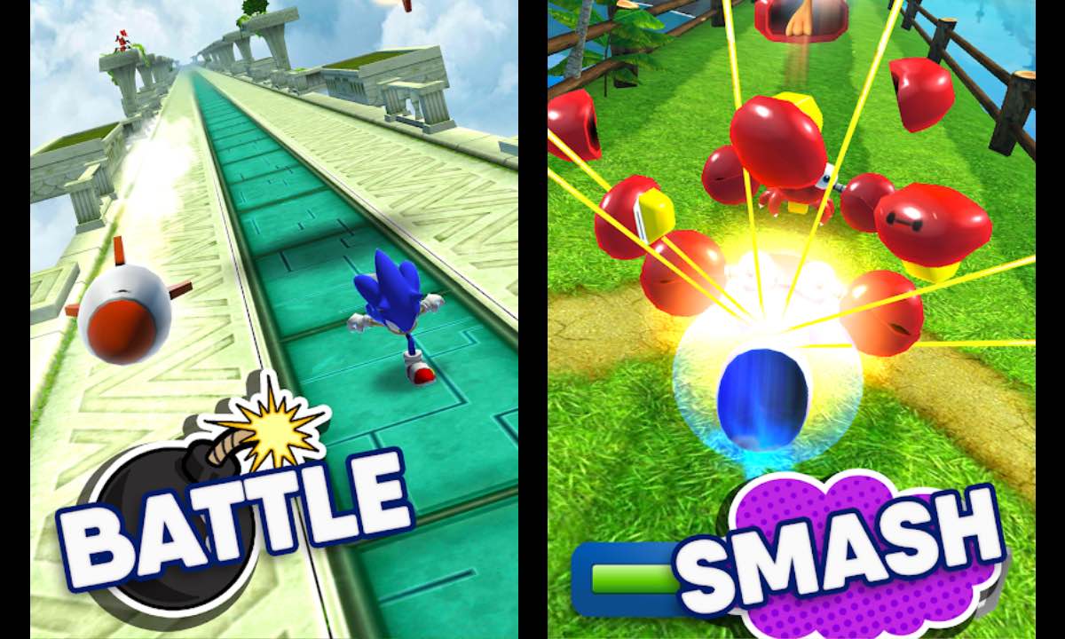 sonic dash run battle smash