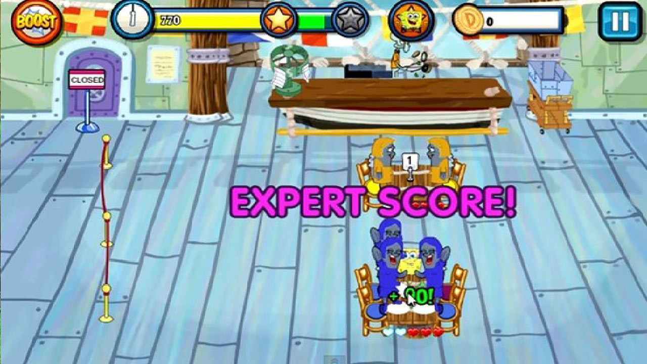 Spongebob Diner Dash Expert Score