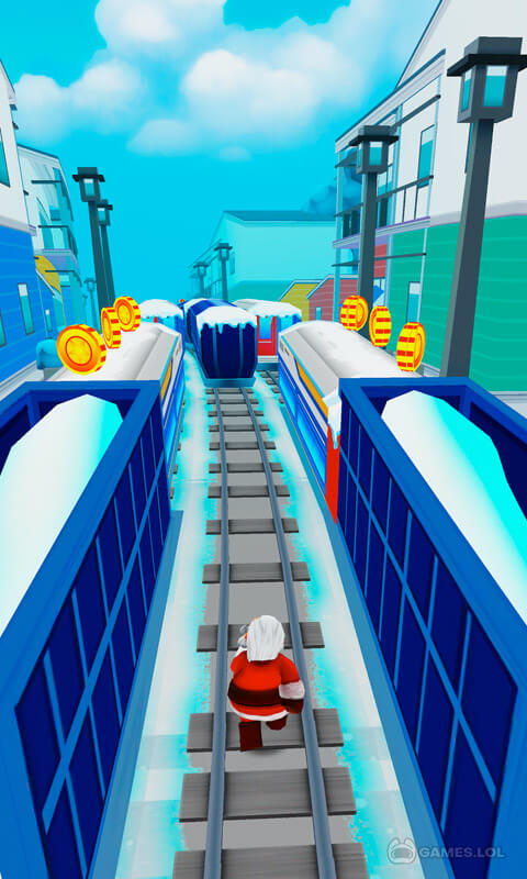 subway santa xmas run download PC free