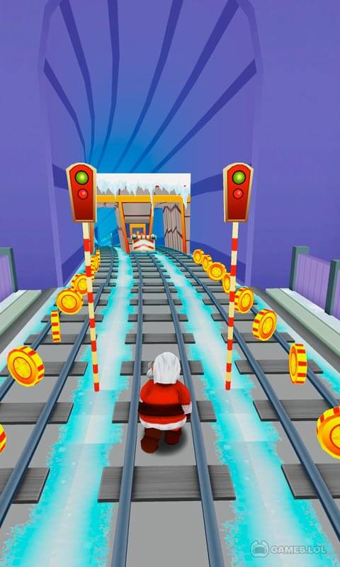 subway santa xmas run download PC