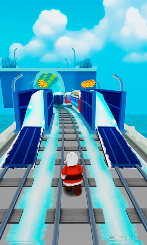 subway santa xmas run download free