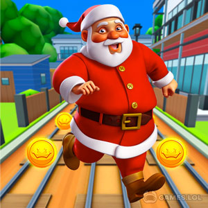 subway santa xmas run free full version