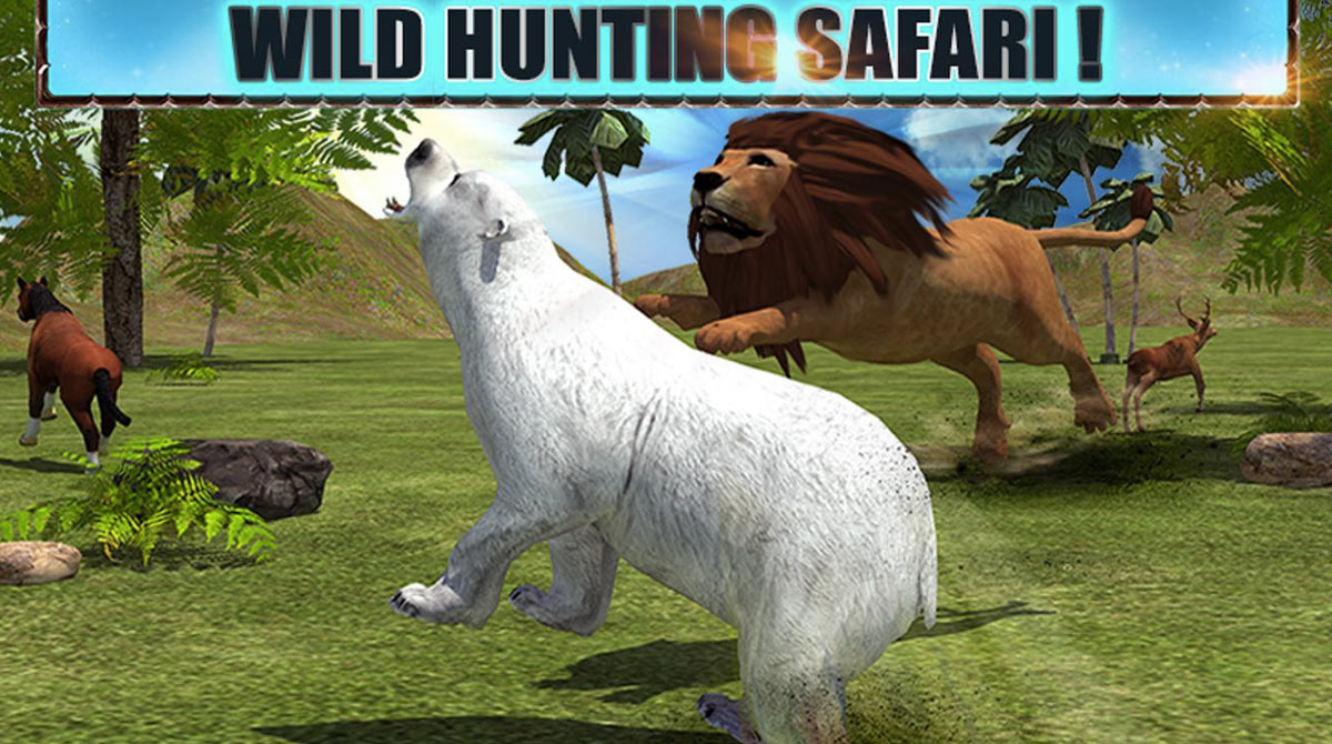 angry lion attack wild hunting safari