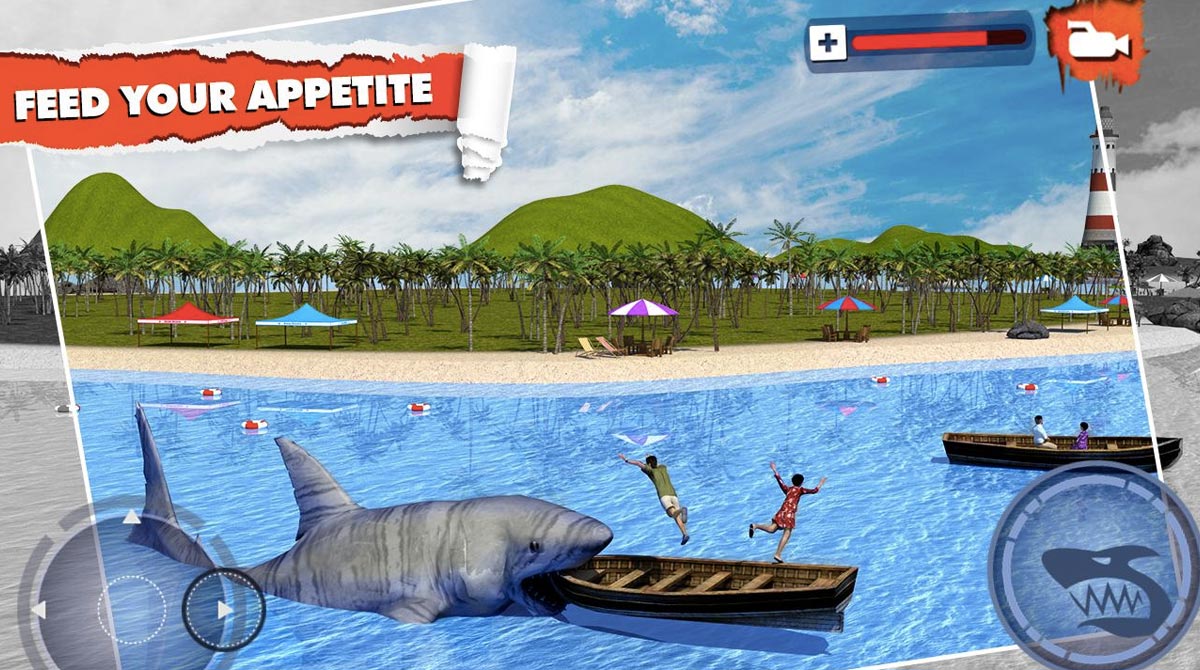 angry shark simulator feed your appetite