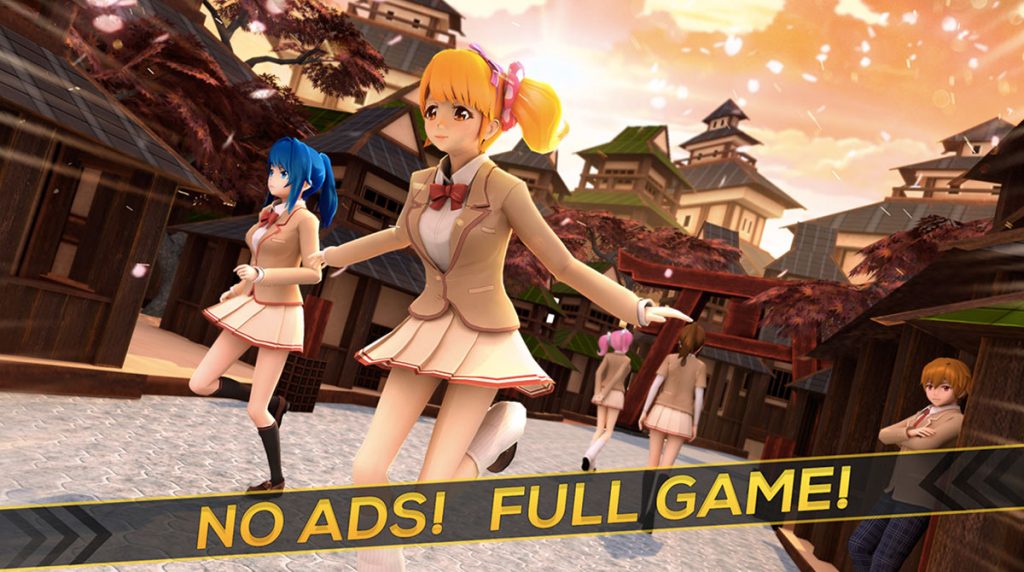 Play Anime Girl Run Yandere Survival on PC 