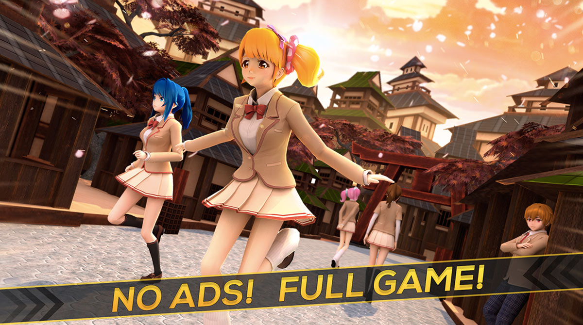 anime girl run full game 2