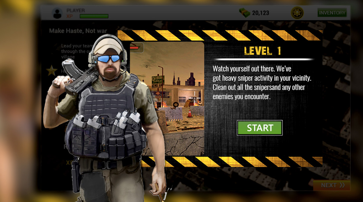 army commando assault level one