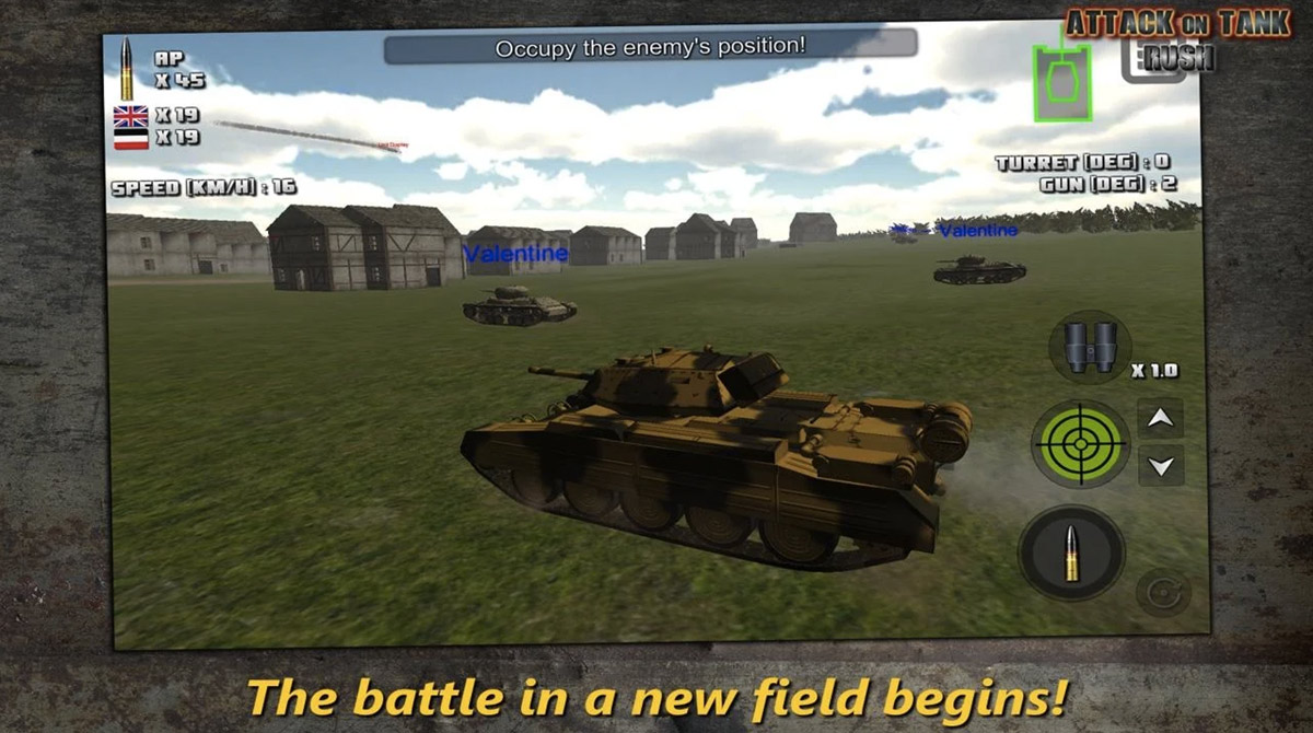 attack on tank new battlefield