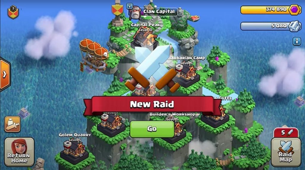 clash of clans clan capital updates