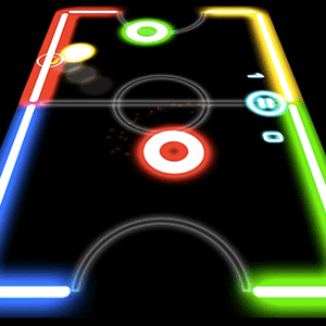 Play Glow Hockey on PC