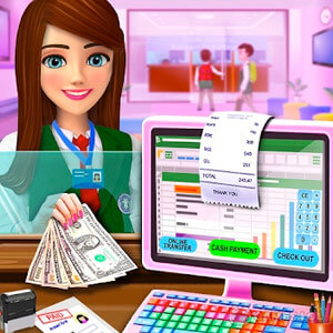 Play School Cashier Games For Girls on PC