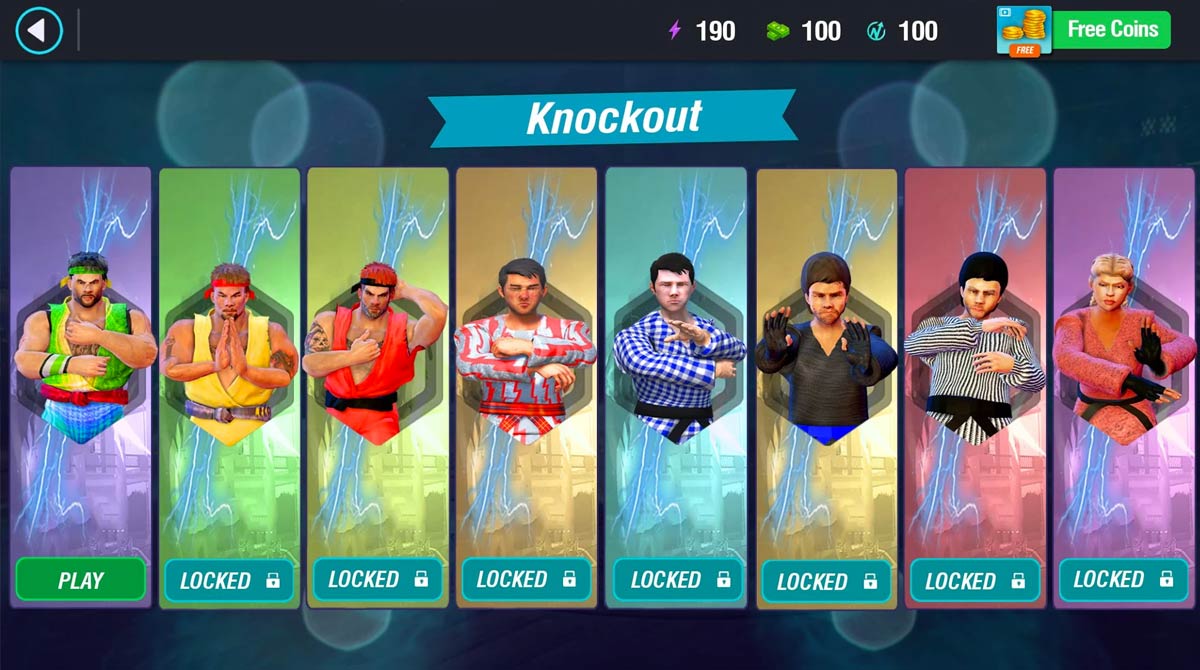 karate king fighter character unlock