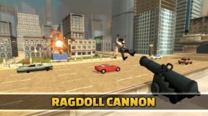 ragdoll cannon blast shot directly