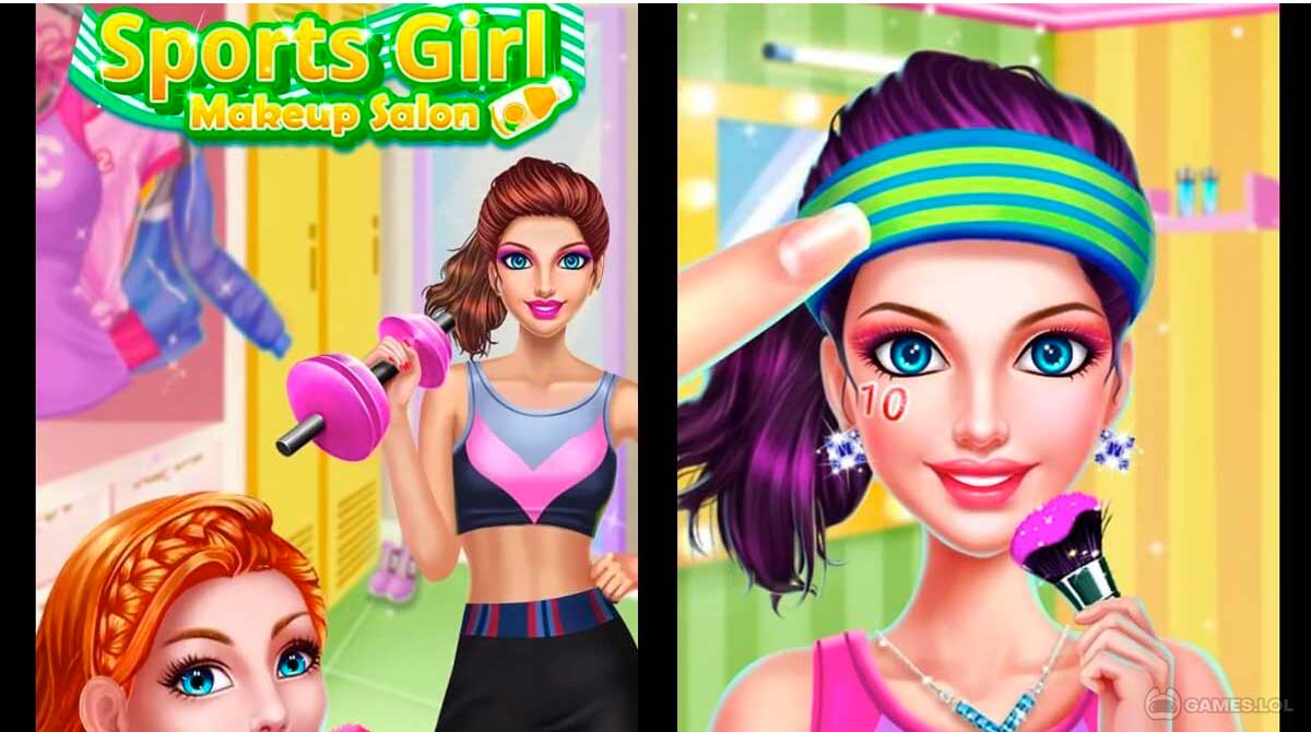 sports girl makeup download PC free