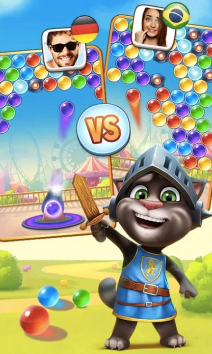 my talking tom bubble shooter download