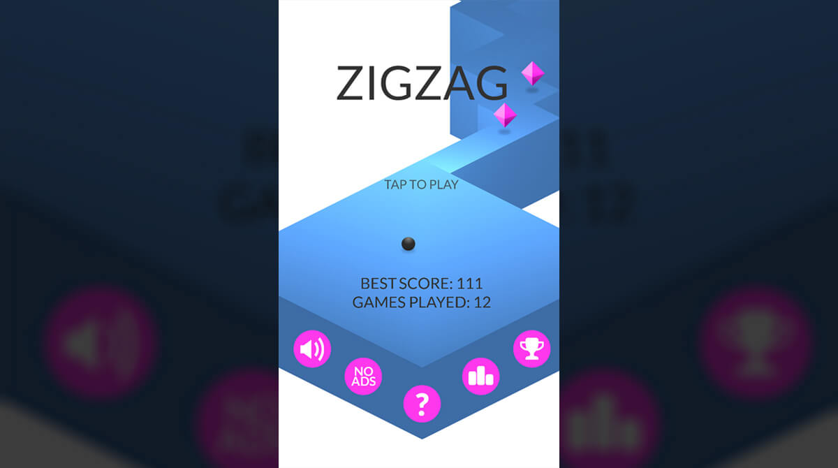 ZigZag Homescreen