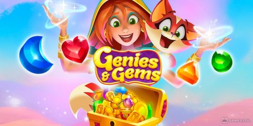 Play Genies & Gems – Jewel & Gem Matching Adventure on PC