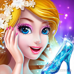 Play Cinderella Fashion Salon – Makeup & Dress Up on PC