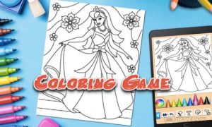 Play Coloring game for girls and women on PC