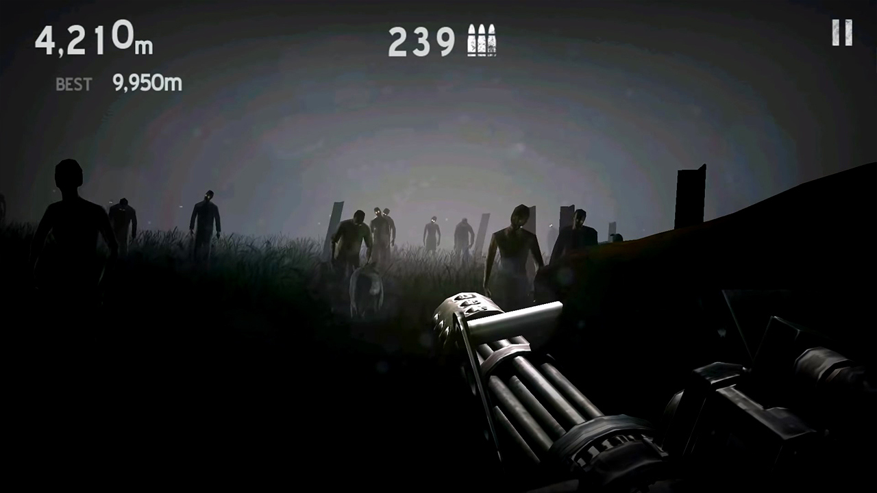 into the dead zombies coming