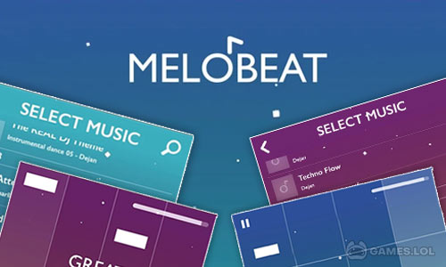 Play MELOBEAT – Awesome Piano & MP3 Rhythm Game on PC