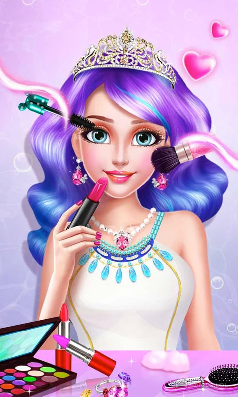 Mermaid Princess Makeup - Girl Fashion Salon - Free Dress-Up Game